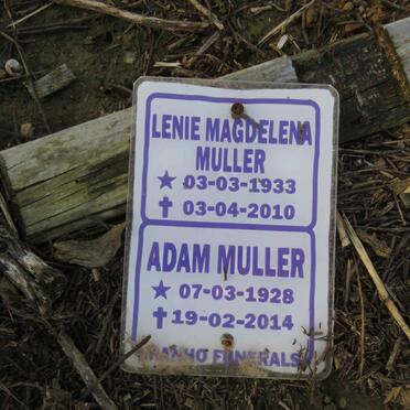 MULLER Adam 1928-2014 & Lenie Magdelena 1933-2010