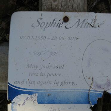 MULLER Sophie 1950-2016