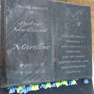 MARILLAC Sydney MacDonald 1935-2018