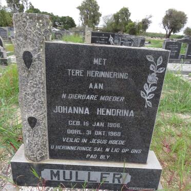 MULLER Johanna Hendrina 1906-1968