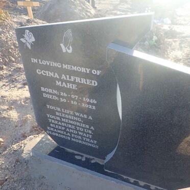 MAHE Gcina Alfrred 1946-2022