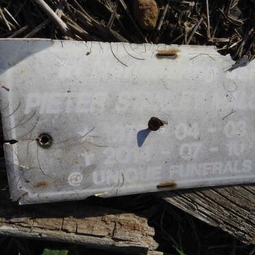 MALGAS Pieter Stanley 197?-2011