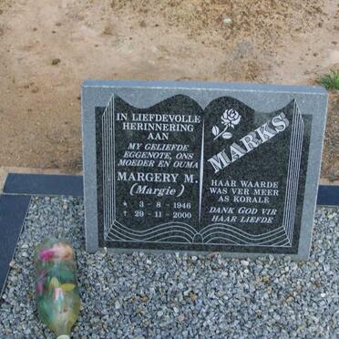MARKS Margery M. 1946-2000