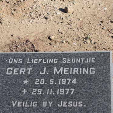 MEIRING Gert J. 1974-1977