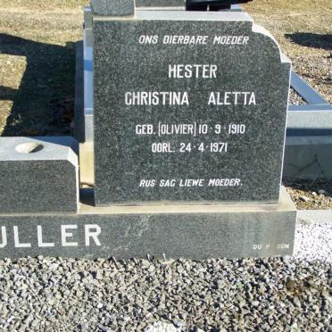 MULLER Theunis Johannes 1893-1971 &amp; Hester Christina Aletta OLIVIER 1910-1971 _2