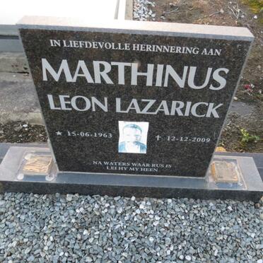 MARTHINUS Leon Lazarick 1963-2009