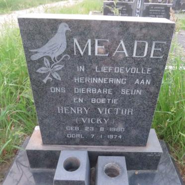 MEADE Henry Victor 1960-1974