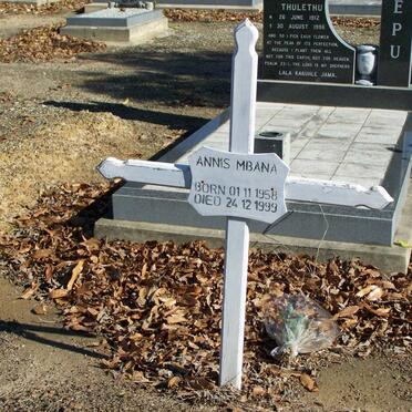 MBANA Annis 1958-1999