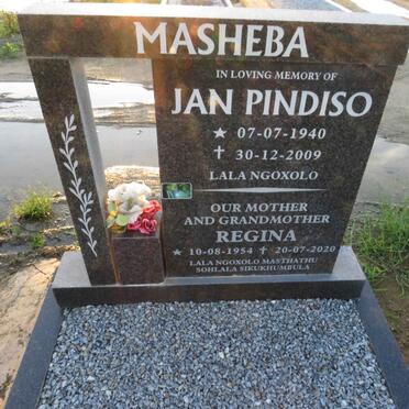 MASHEBA Jan Pindiso 1940-2009 & Regina 1954-2020