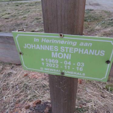 MONI Johannes Stephanus 1969-2022