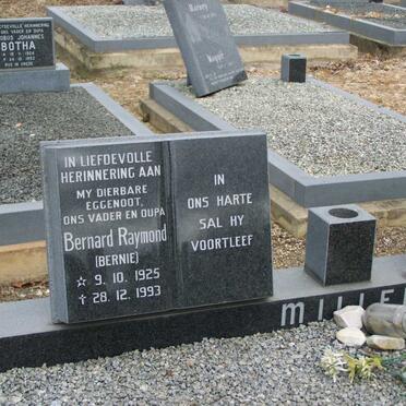 MILLER Bernard Raymond 1925-1993 &amp; Doreen PIENAAR 1928-1999