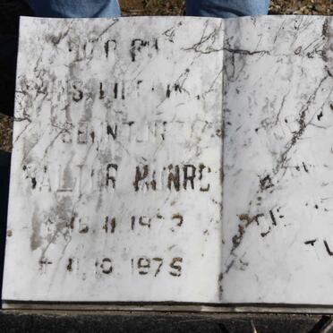 MUNRO Walter 1973-1975