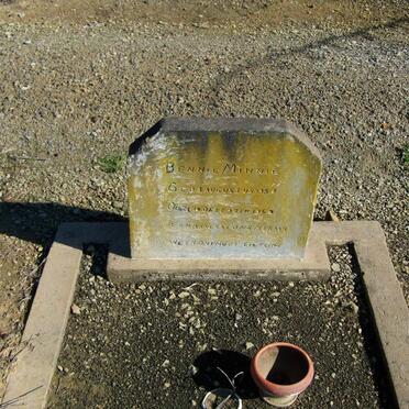 MINNIE Bennie 1957-196?