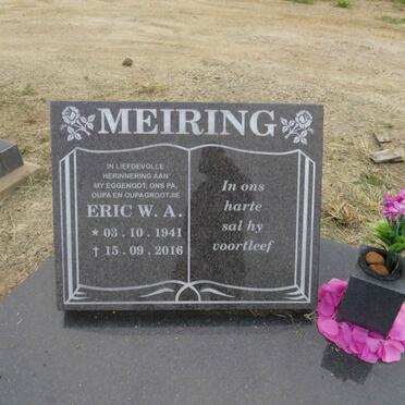 MEIRING Eric W.A. 1941-2016
