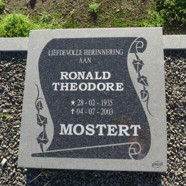 MOSTERT Ronald Theodore 1935-2003