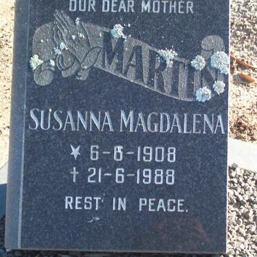 MARTIN Susanna Magdalena 1908-1988