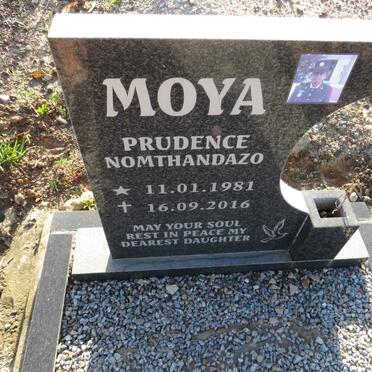 MOYA Prudence Nomthandazo 1981-2016