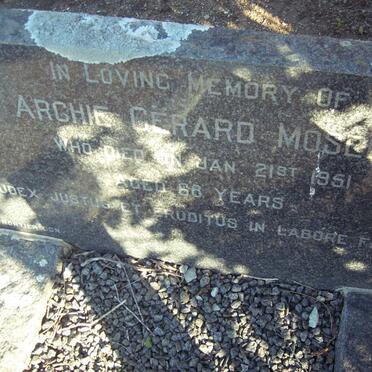 MOSELY Archie Gerard -1951