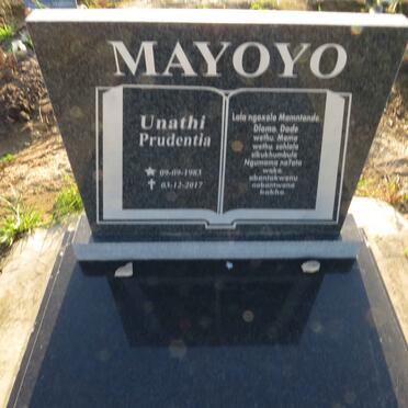 MAYOYO Unathi Prudentia 198?-2017
