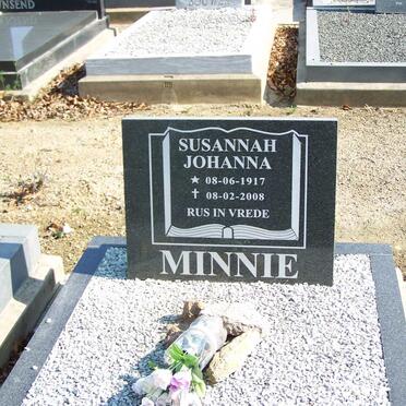 MINNIE Susannah Johanna 1917-2008