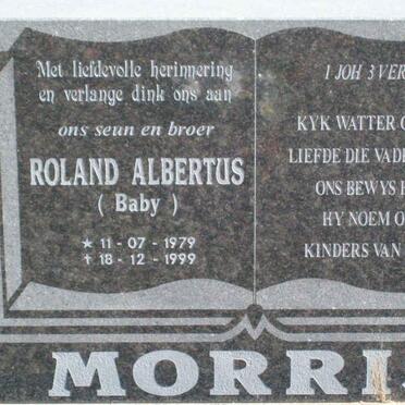 MORRIS Roland Albertus 1979-1999