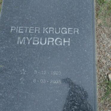 MYBURGH Pieter Kruger 1923-2003