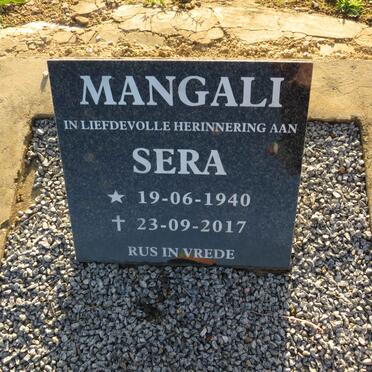 MANGALI Sera 1940-2017