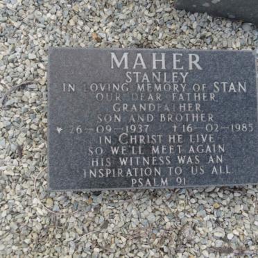 MAHER Stanley 1937-1985