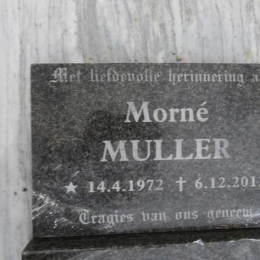 MULLER Morne 1972-2012