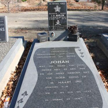 MARLOW Johan A. 1968-1987 