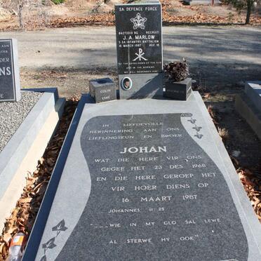 MARLOW Johan A. 1968-1987 