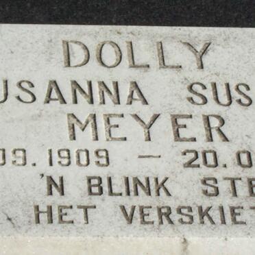 MEYER Susanna Susara 1909-1994