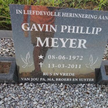 MEYER Gavin Phillip 1972-2011