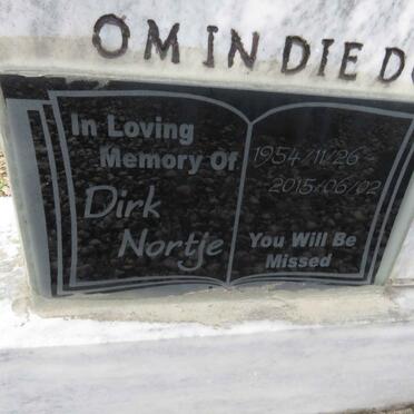 NORTJE Dirk 1954-2015