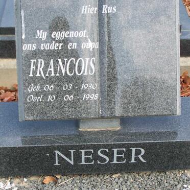 NESER Francois 1930-1998