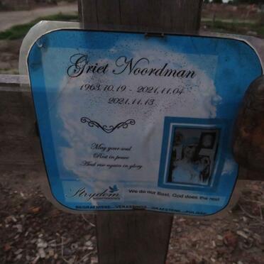 NOORDMAN Griet 1963-2021