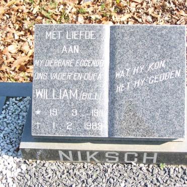 NIKSCH William 1911-1989