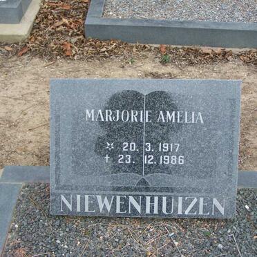 NIEWENHUIZEN Marjorie Amelia 1917-1986