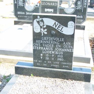 NEL Stephanus Johannes Lodewikus 1915-1953