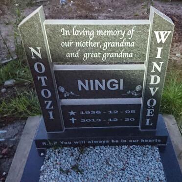 NINGI Notozi Windvoel 1936-2013