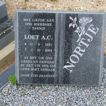 NORTJE Loet A.C. 1921-2001