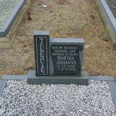 NIEUWENHUIZEN Martha Johanna 1909-1992