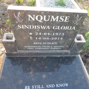 NQUMSE Sindiswa Gloria 1973-2014