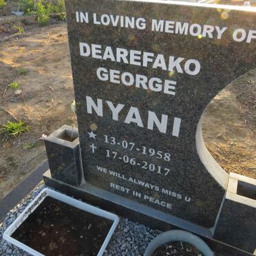 NYANI Dearefako George 1958-2017