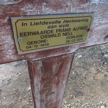 NELL Frans Alfred Oswald 1956-2011