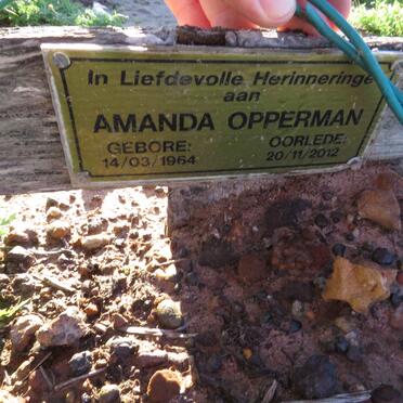 OPPERMAN Amanda 1964-2012