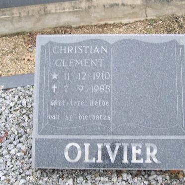 OLIVIER Christian Clement 1910-1985