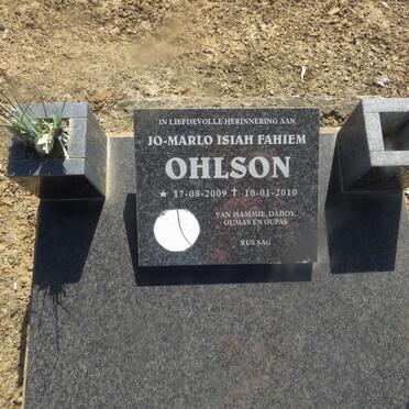 OHLSON Jo-Marlo Isiah Fahiem 2009-2010