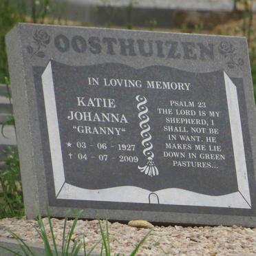 OOSTHUIZEN Katie Johanna 1927-2009
