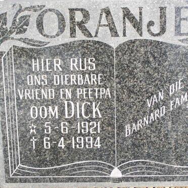 ORANJE Dick 1921-1994